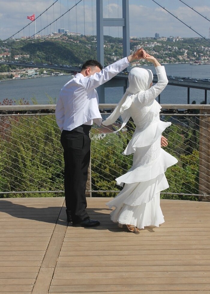 Tesettür Nikah elbise - Görsel 2