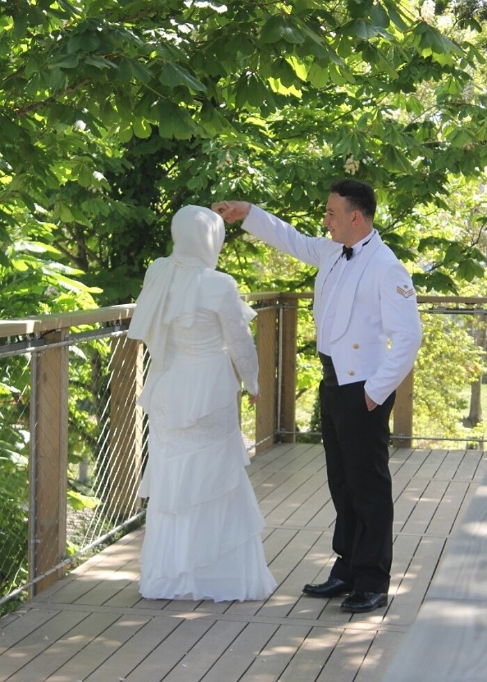 Tesettür Nikah elbise - Görsel 3