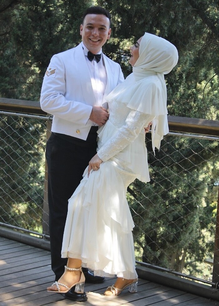 Tesettür Nikah elbise - Görsel 5