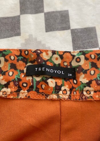 Desenli Bohem Midi  Etek - Görsel 2