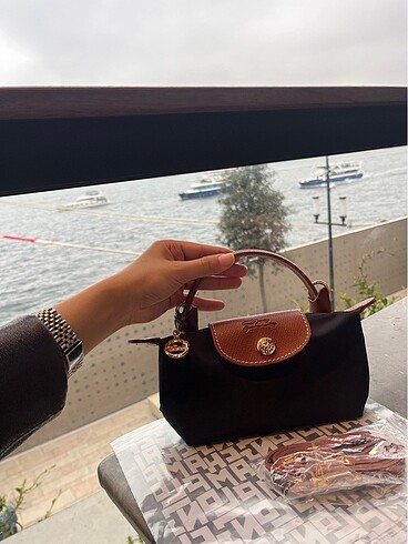 Siyah mini longchamp