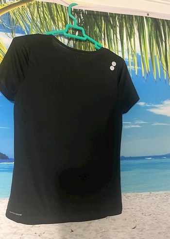 Siyah Reebok Kısa Kollu Spor Tişört - Görsel 6