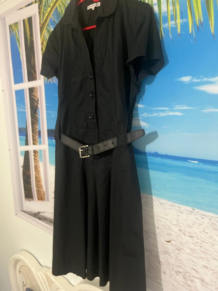 Siyah Uzun Kadın Elbise - Görsel 3