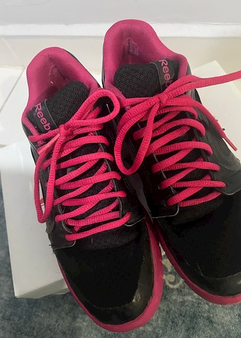 Yüksek Topuklu Pembe Bağcıklı Kadın Spor Ayakkabı - Görsel 3