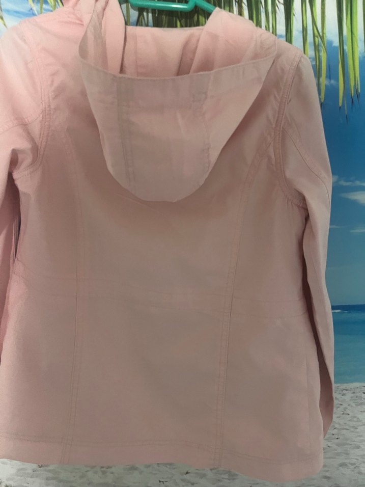 Pudra Pembe Düğmeli Kadın Ceket - Görsel 5