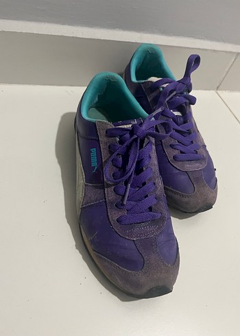 Mor Puma Süet Spor Ayakkabı - Görsel 7