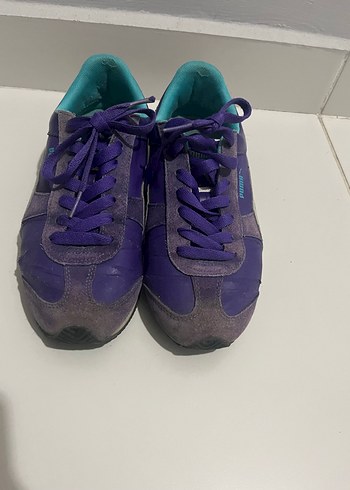 Mor Puma Süet Spor Ayakkabı - Görsel 2