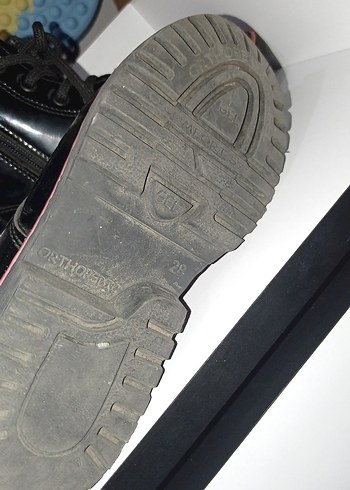 Diğer Renkli Nakışlı Kız Botu Velcro