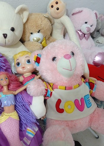  Beden Renk Renkli Pembe Peluş Oyuncak