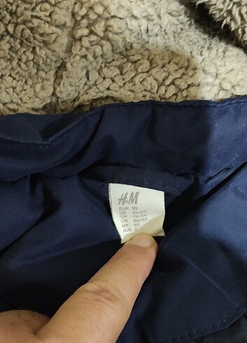 18-24 Ay Beden lacivert Renk H&M 2 yaş çocuk montu.