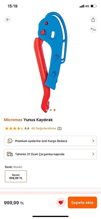 Beden Micromax yunus kaydırak