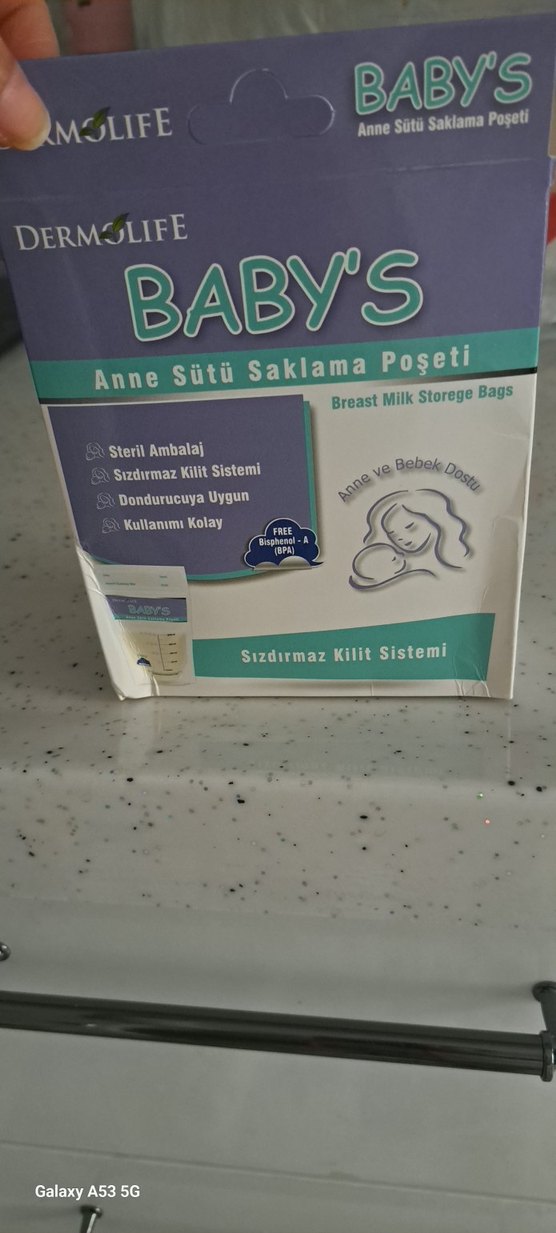 BABY'S Anne Sütü Saklama Poşeti - Sızdırmaz Kilitli - Görsel 2