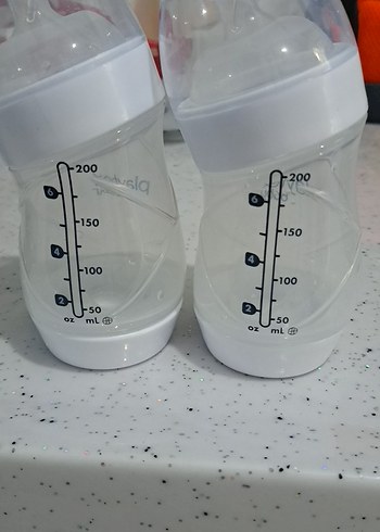 Beyaz Bebek Biberonu 200 ml Ölçülü - Görsel 2