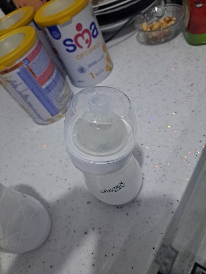 Bebek Biberonu Beyaz ve Gri 200 ml - Görsel 3