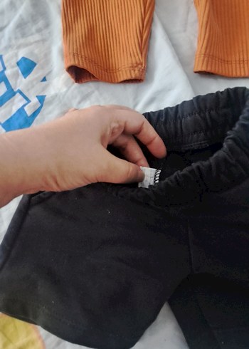 kiz Çocuk Turuncu Dar Kesim Eşofman Altı - Görsel 4