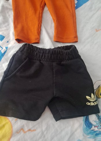 kiz Çocuk Turuncu Dar Kesim Eşofman Altı - Görsel 3