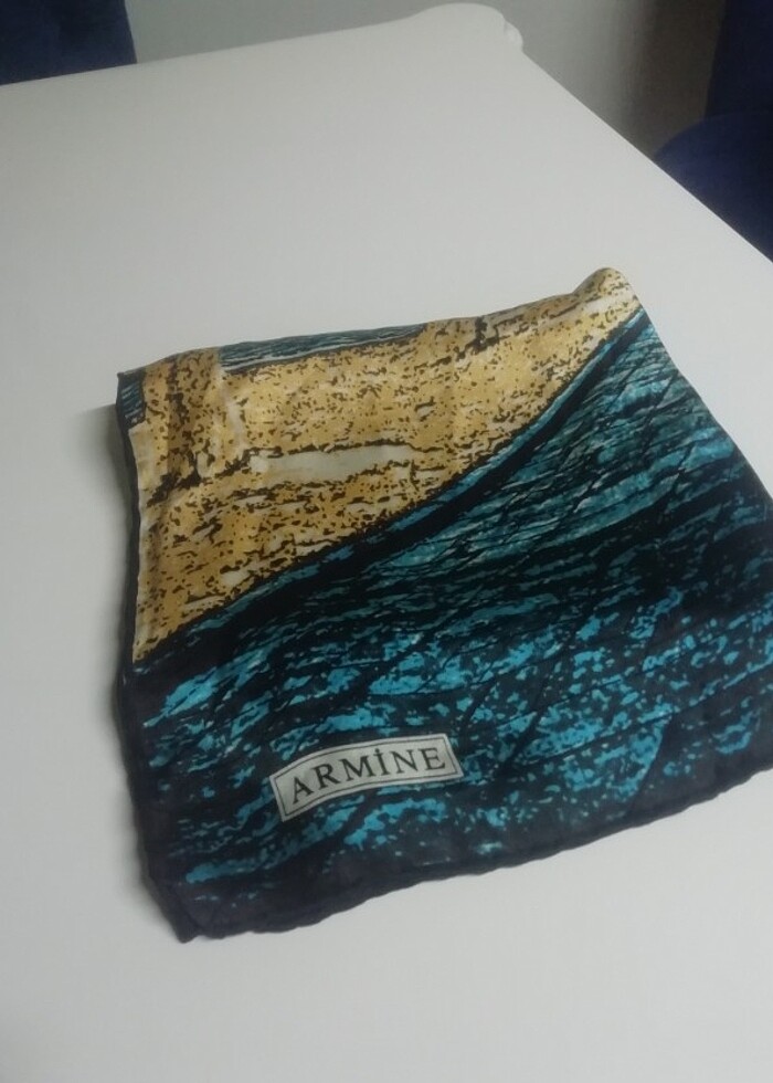 Armine eşarp ipek - Görsel 3
