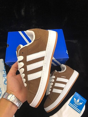 37 Beden kahverengi Renk Adidas Campus