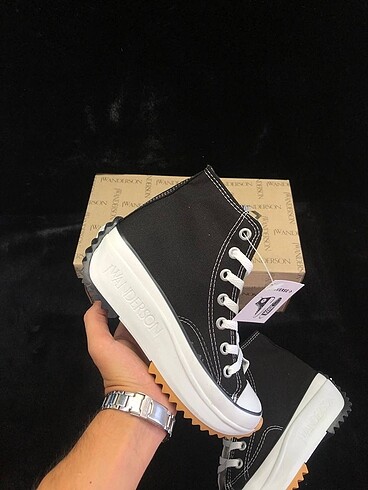 37 Beden siyah Renk Converse Run Star