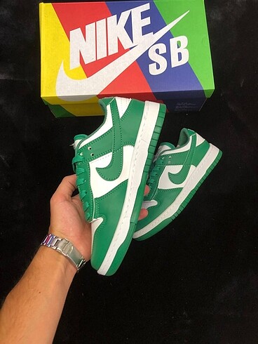 37 Beden yeşil Renk Nike Dunk Low Yeşil
