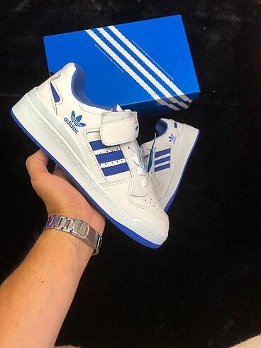 37 Beden Adidas Forum Low Mavi