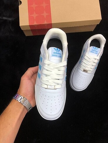 38 Beden mavi Renk Adidas Dass Ler Beyaz