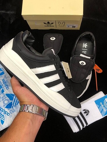 41 Beden siyah Renk Adidas Campus Bad Bunny