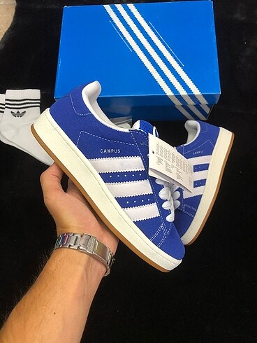 37 Beden lacivert Renk Adidas Campus Mavi