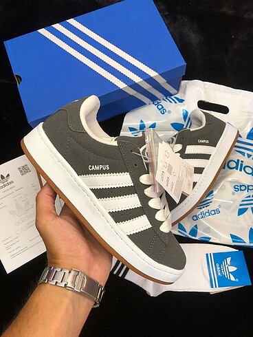 Adidas Adidas Campus Gri Beyaz