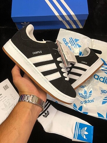 37 Beden Adidas Campus Siyah Beyaz