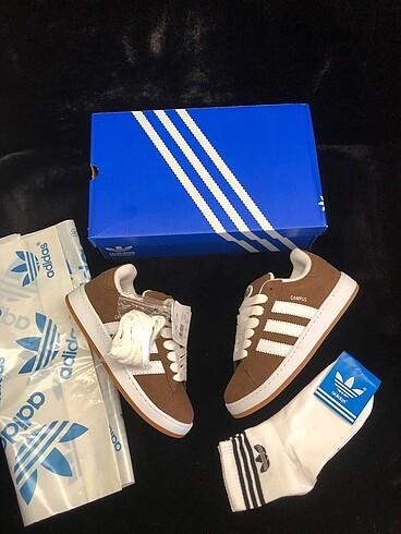 Adidas Campus Kahverengi Beyaz