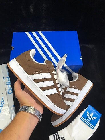 39 Beden Adidas Campus Kahverengi Beyaz