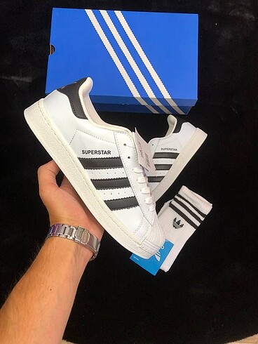 44 Beden beyaz Renk Adidas Süperstar