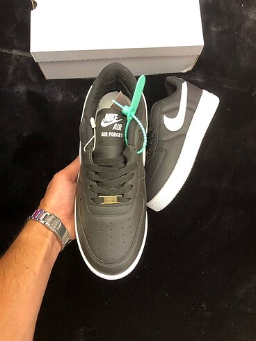 41 Beden siyah Renk Air Force 1 Siyah Beyaz