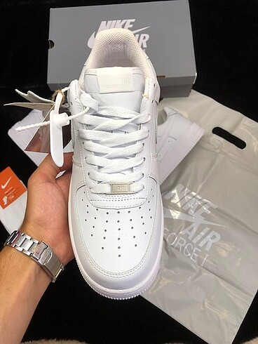 40 Beden beyaz Renk Air Force 1 Full Deri