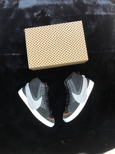 Nike Blazer Jumbo Siyah Gri