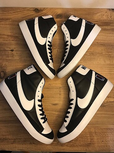 36 Beden Nike Blazer Mid 77 NBA Siyah Beyaz