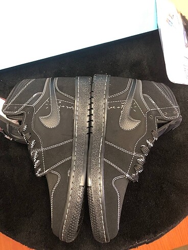 40 Beden siyah Renk Nike Jordan Travis Scott Mid Black