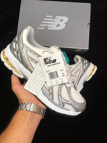 43 Beden gri Renk New Balance 1906R Beyaz Gri