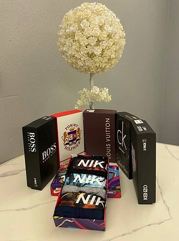 xl Beden Nike BOXER 3?LÜ Set Kutulu