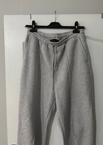 Gri Rahat Kesim Kadın Eşofman Altı - Görsel 2