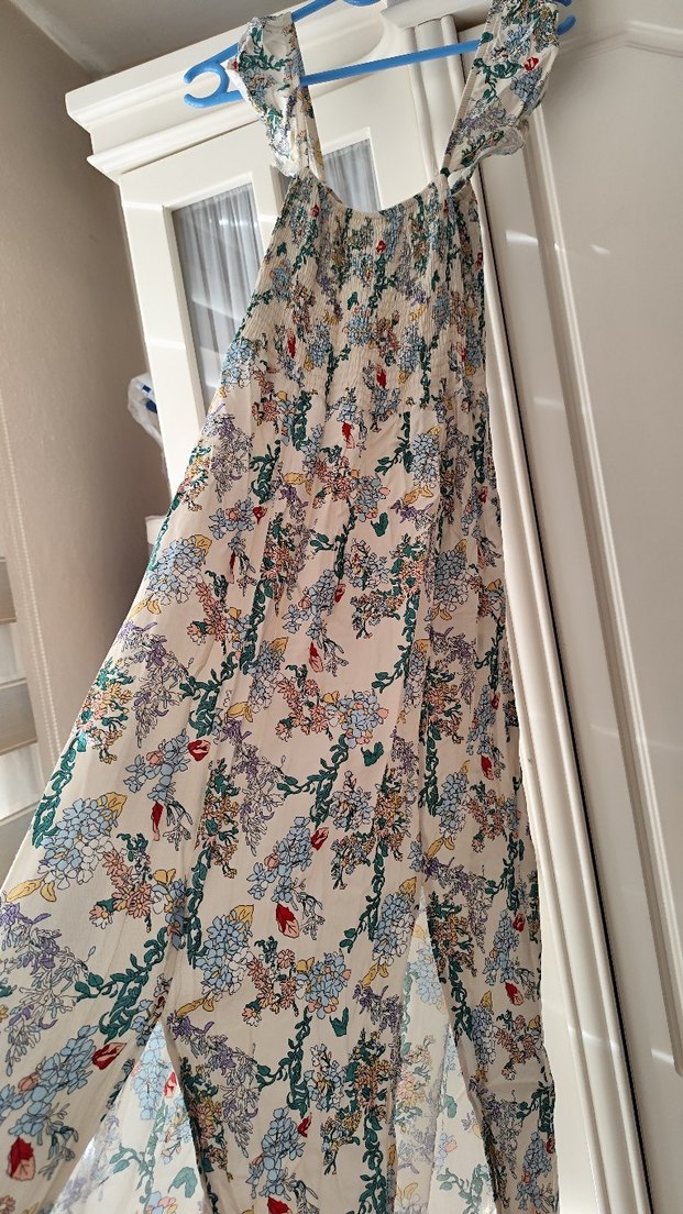 Çiçek Desenli Bohem elbise - Görsel 3