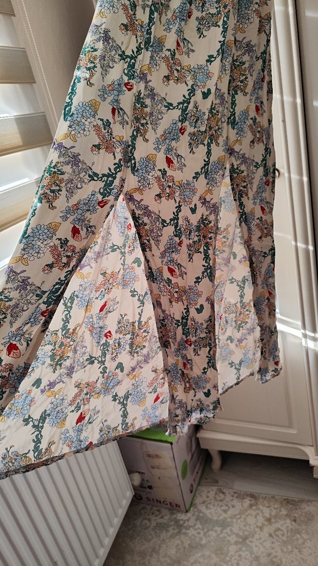 Çiçek Desenli Bohem elbise - Görsel 4