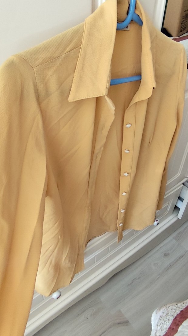 Düğmeli  Kadın Gömlek - Görsel 4