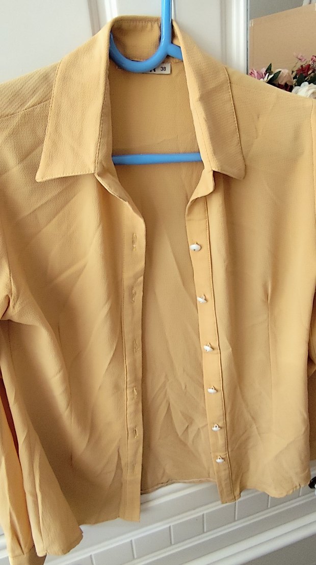 Düğmeli  Kadın Gömlek - Görsel 3