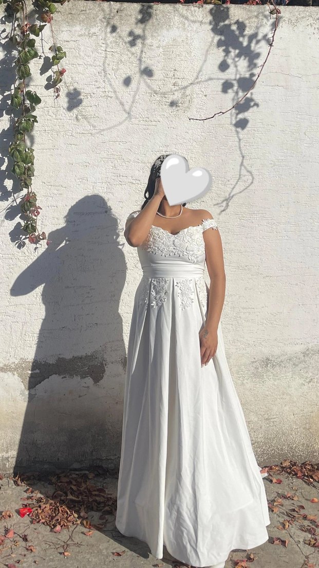 Nikah elbisesi nikahımda sadece giydim - Görsel 2