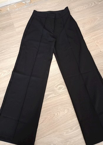 gri Kadın Kumaş Pantolon - Görsel 3