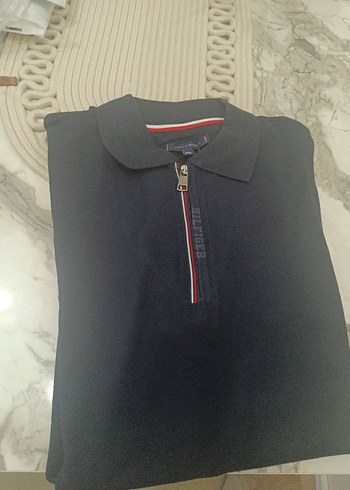 Tommy Hilfiger Tommy Hilfiger Polo Yaka Fermuarlı Tshirt