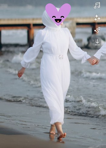 Beyaz elbise - Görsel 2