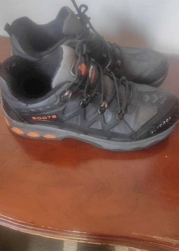 Siyah Bağcıklı Erkek Spor Outdoor Ayakkabı - Görsel 6